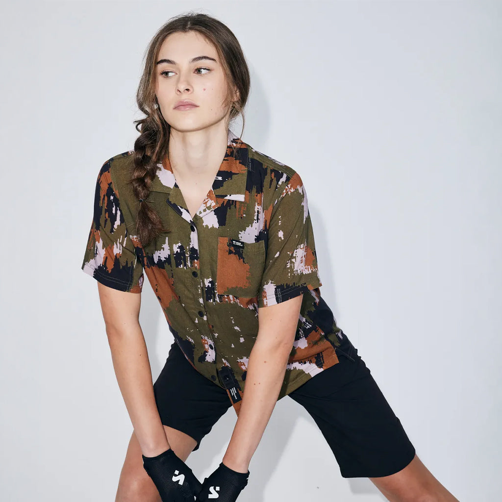 Breezer Merino Short Sleeve Shirt - Glitch Camo