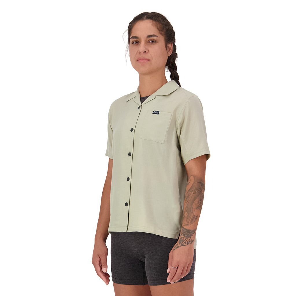 Breezer Merino Short Sleeve Shirt - Dried Eucalyptus