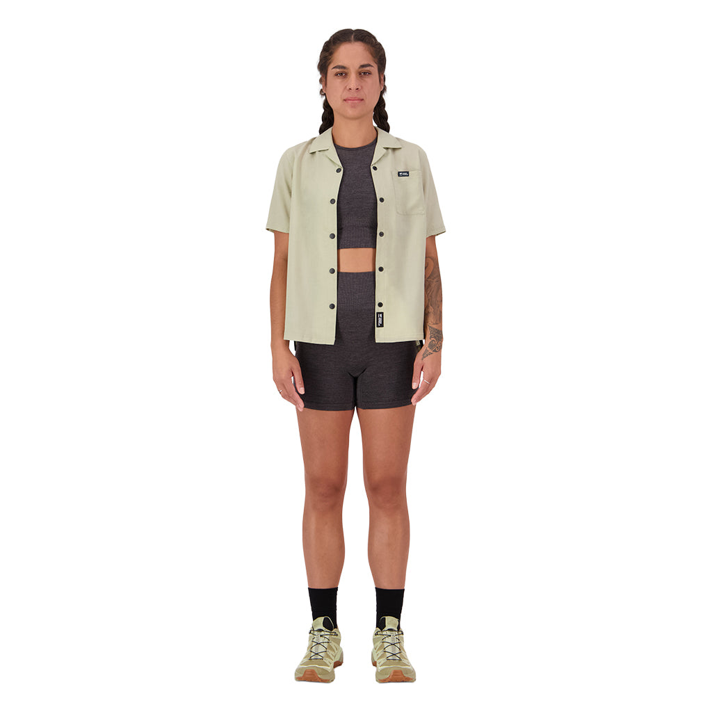 Breezer Merino Short Sleeve Shirt - Dried Eucalyptus