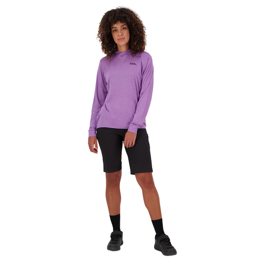 Pivot Merino Long Sleeve Hood - Bloom
