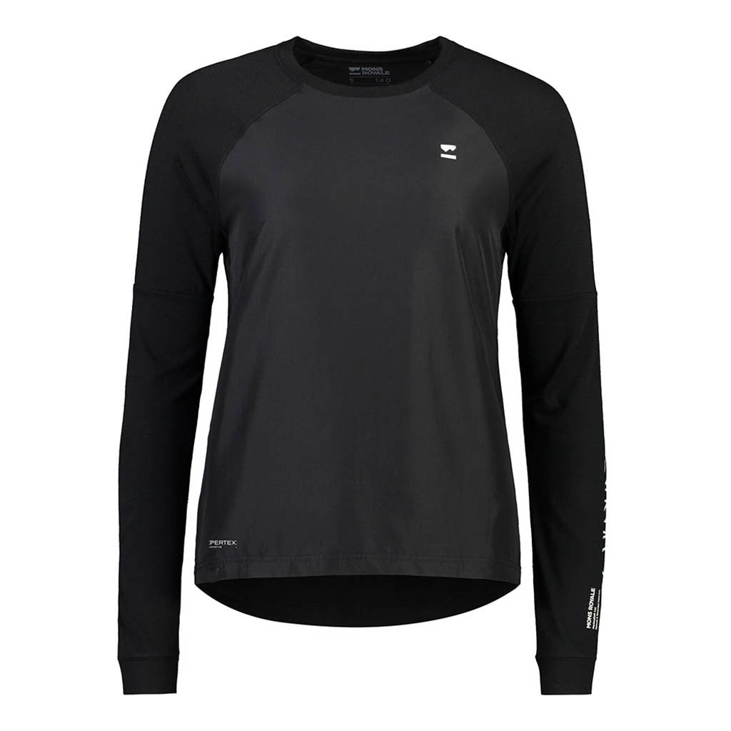 Tarn Merino Bike Wind Jersey - Black