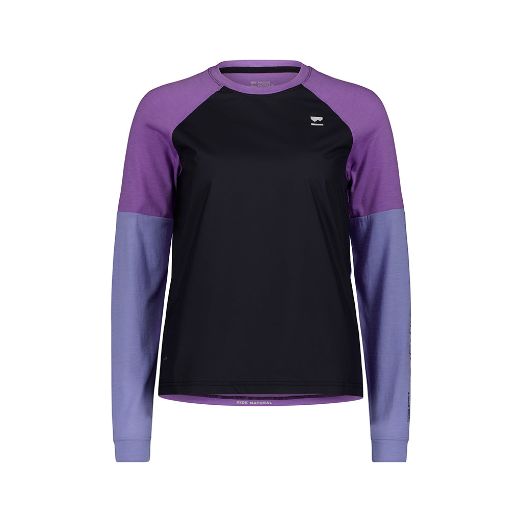 Tarn Merino Bike Wind Jersey - Skyline/Bloom/Black