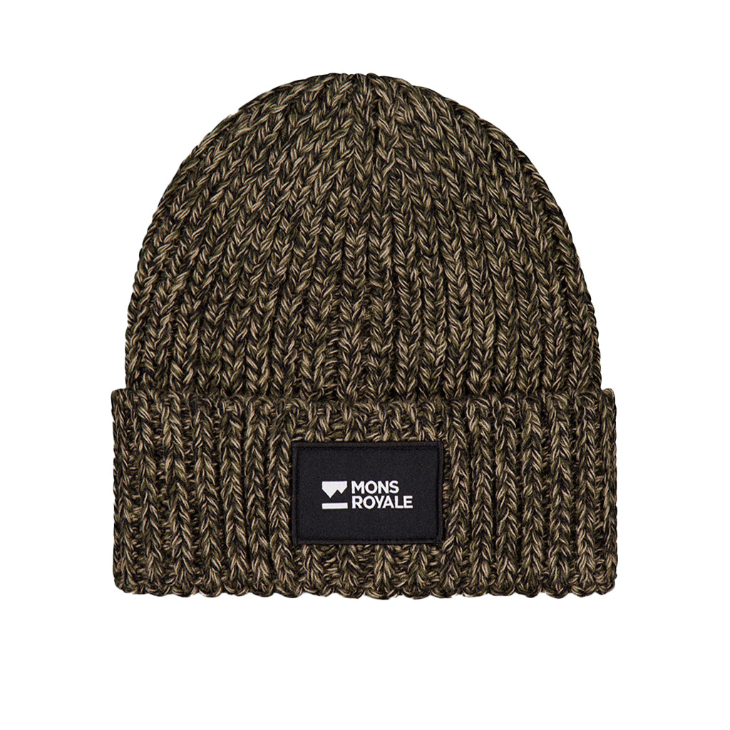 Triple Treat Merino Beanie - Dark Olive