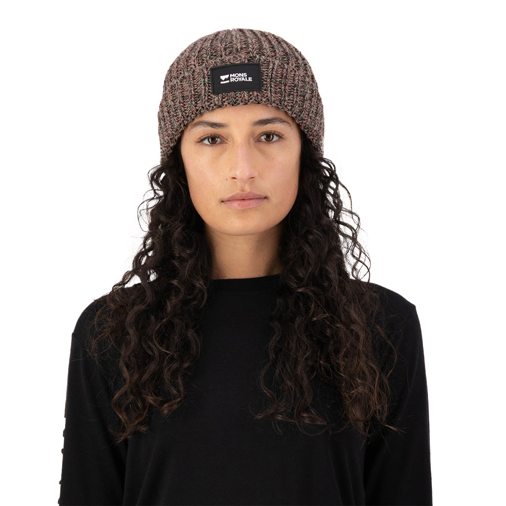 Triple Treat Merino Beanie - Canyon Rose