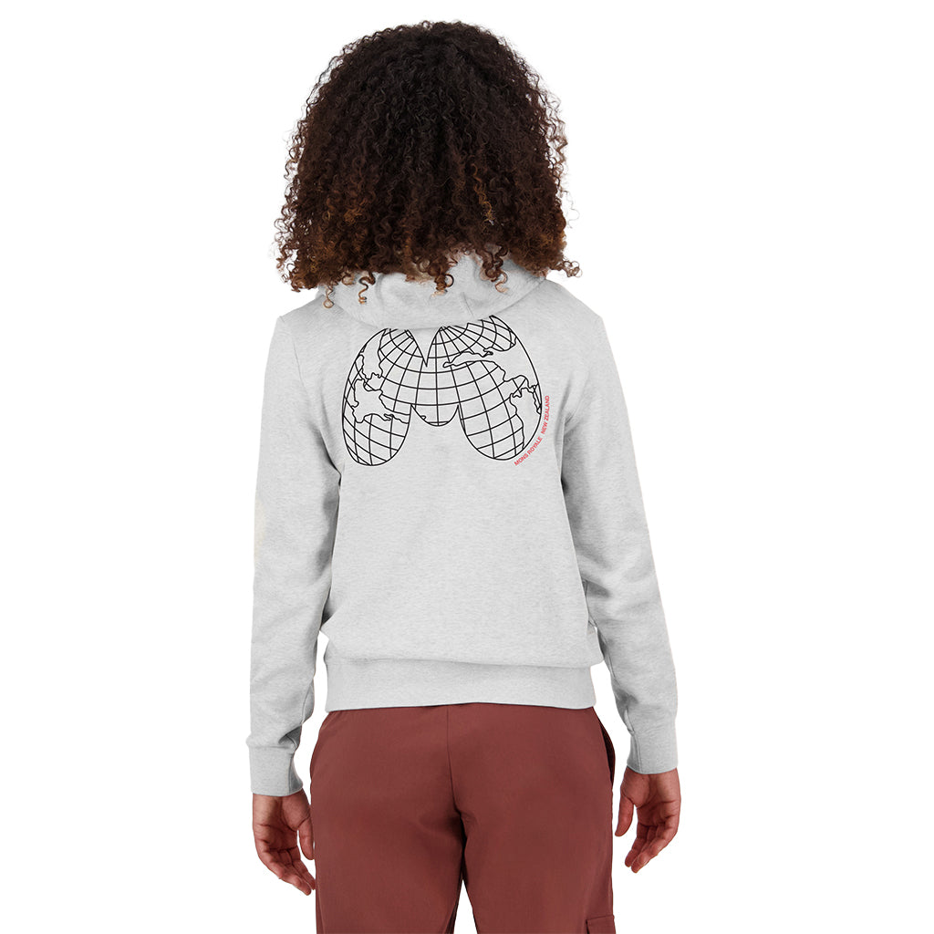 Inversion Merino Hoodie - Light Grey Heather