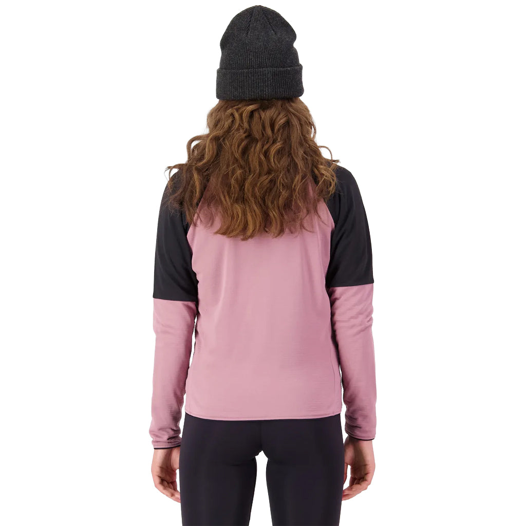 Quad Merino Fleece Jacket - Sierra Pink/Black