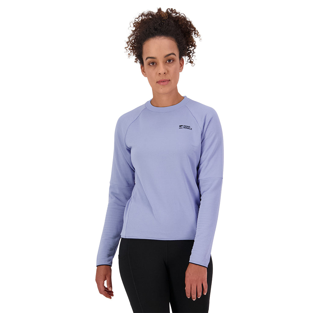 Quad Merino Fleece Pullover - Skyline