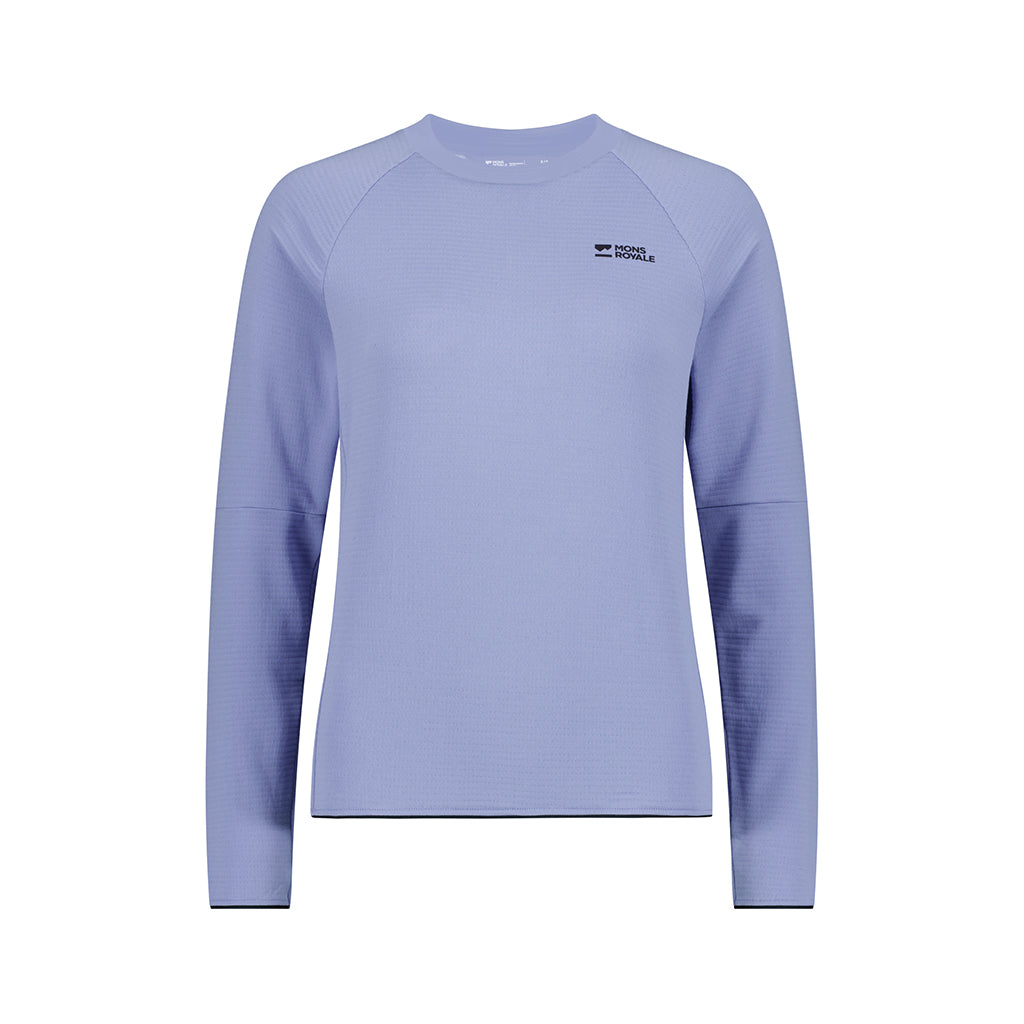 Quad Merino Fleece Pullover - Skyline