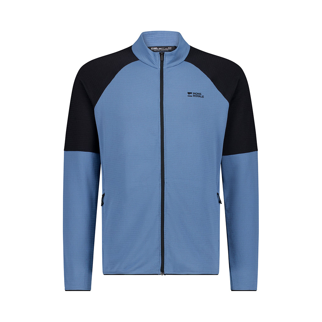 Quad Merino Fleece Jacket - Horizon Blue/Black