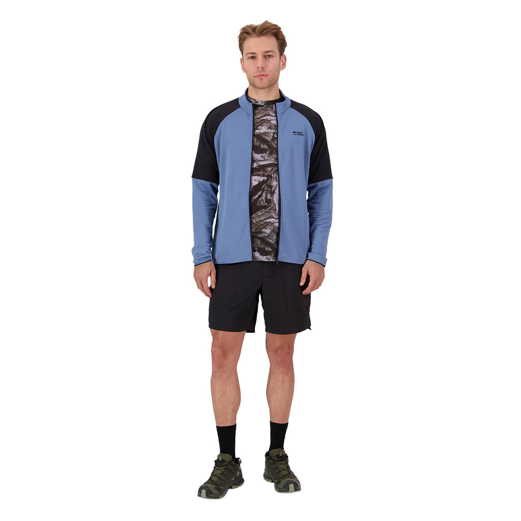 Quad Merino Fleece Jacket - Horizon Blue/Black
