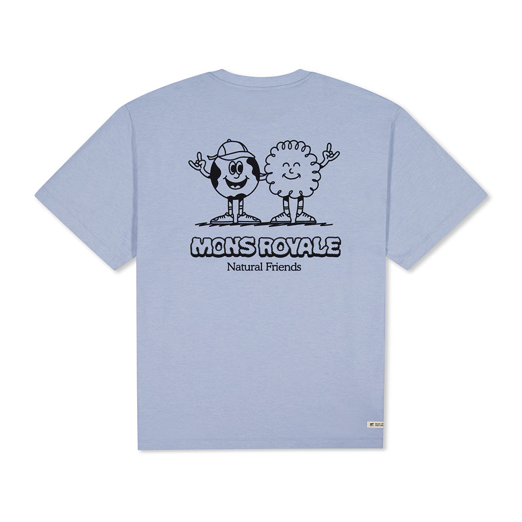 Yonder Merino Organic Cotton T-Shirt - Frost