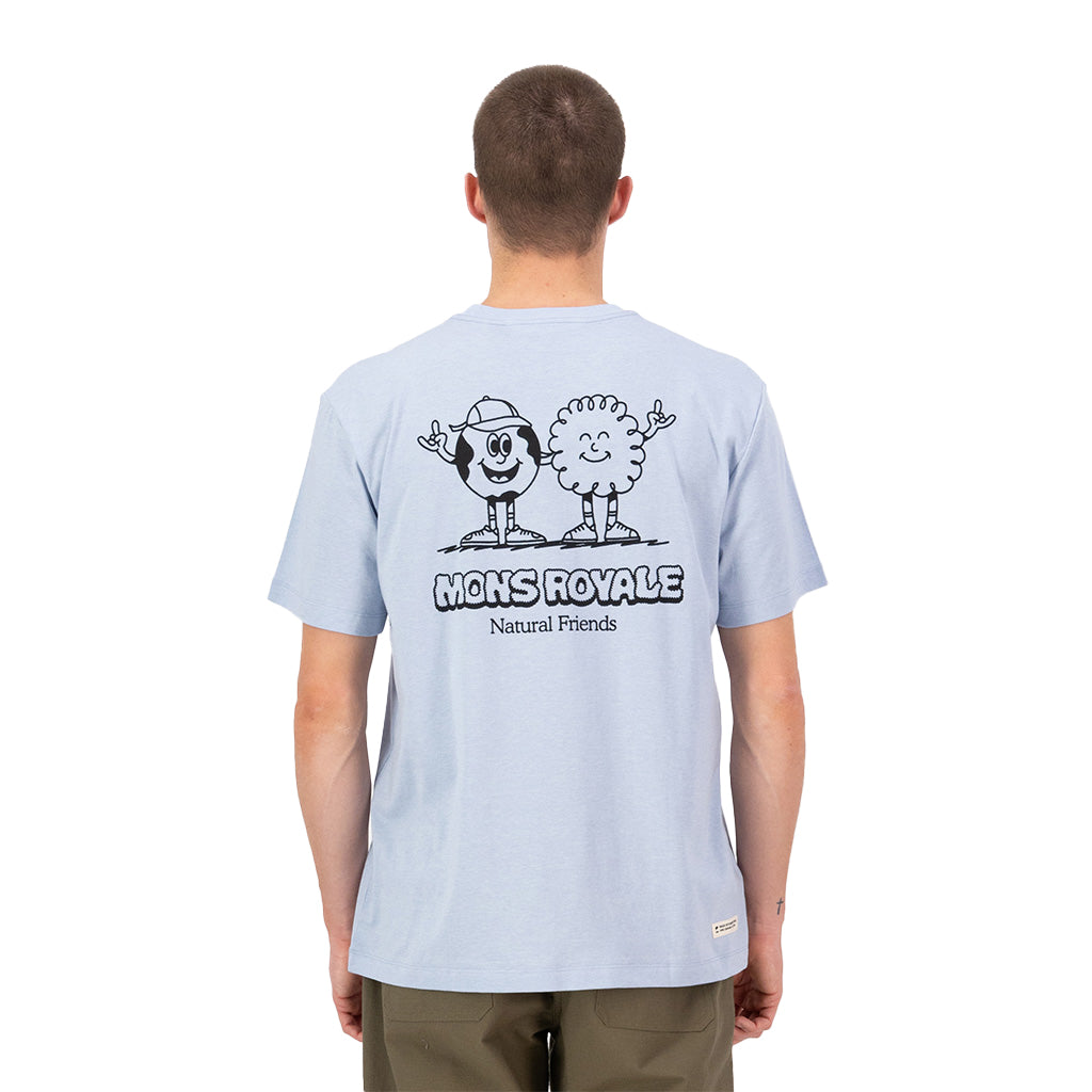 Yonder Merino Organic Cotton T-Shirt - Frost