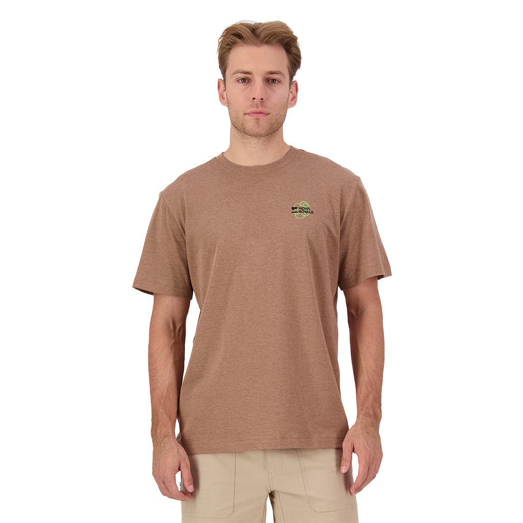 Yonder Merino Organic Cotton T-Shirt - Mocha