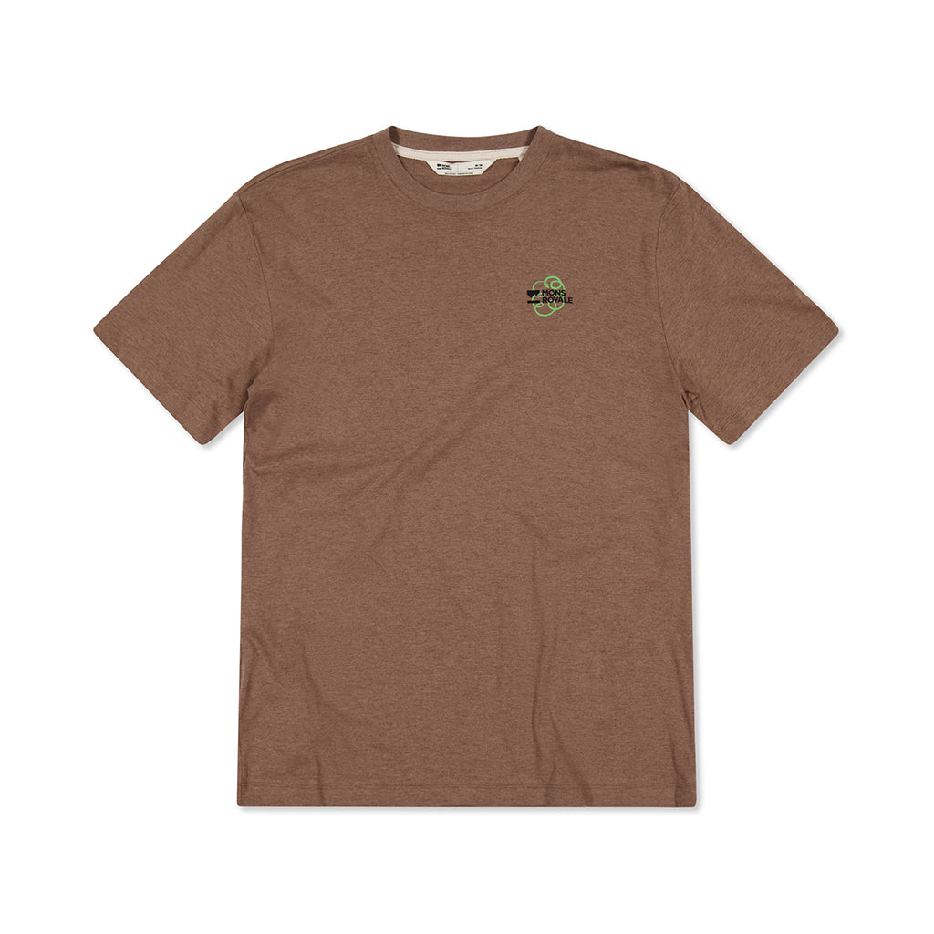 Yonder Merino Organic Cotton T-Shirt - Mocha