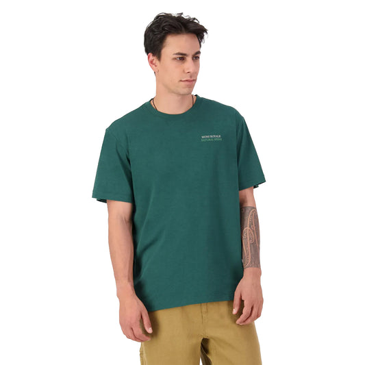 Yonder Merino Organic Cotton T-Shirt - Dark Pine