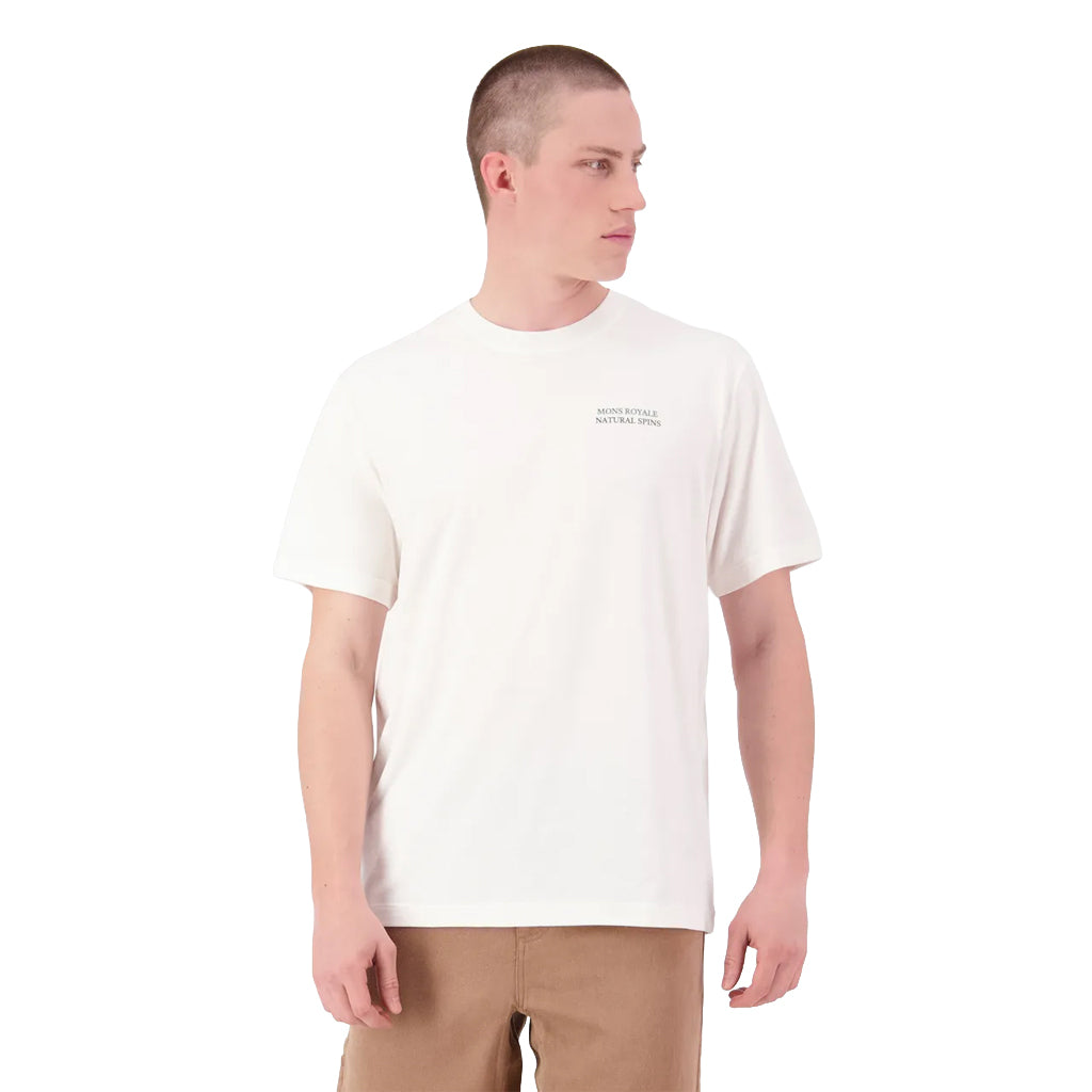 Yonder Merino Organic Cotton T-Shirt - Vintage White