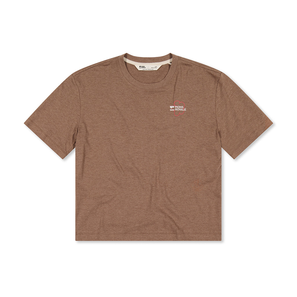 Yonder Merino Organic Cotton T-Shirt - Mocha