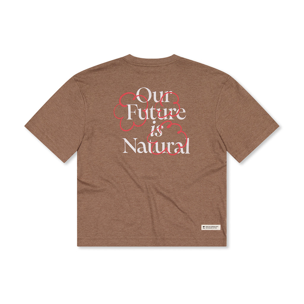 Yonder Merino Organic Cotton T-Shirt - Mocha