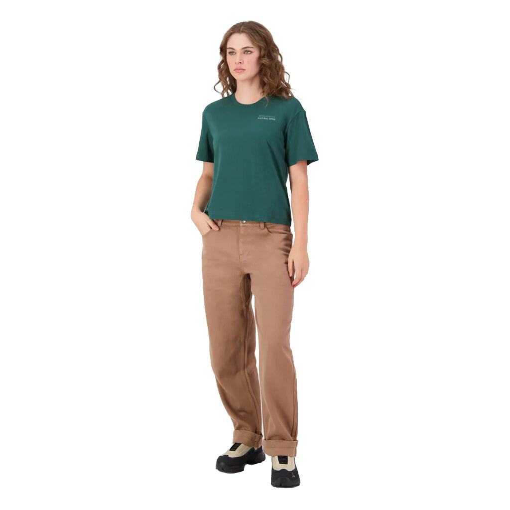Yonder Merino Organic Cotton T-Shirt - Dark Pine