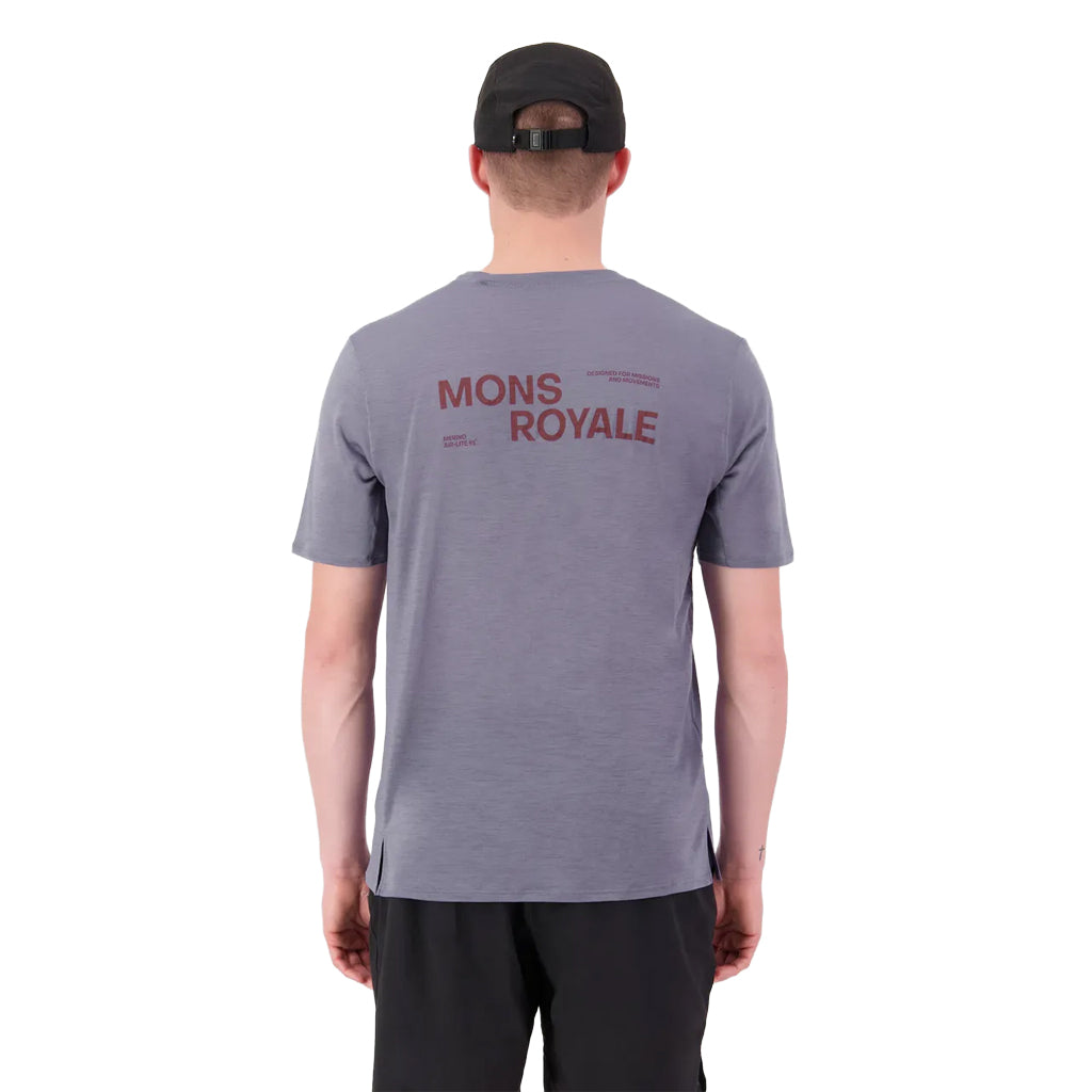 Aero Ultralight Merino T-Shirt - Blue Granite