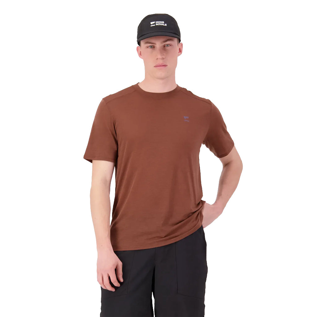 Aero Ultralight Merino T-Shirt - Coffee