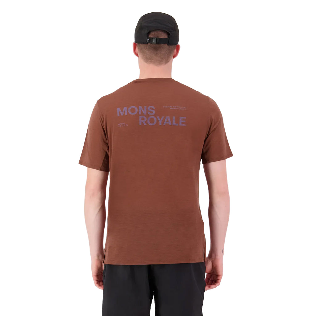 Aero Ultralight Merino T-Shirt - Coffee