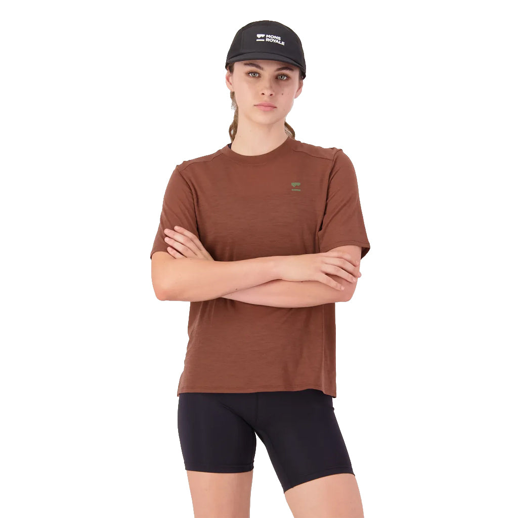 Aero Ultralight Merino T-Shirt - Coffee