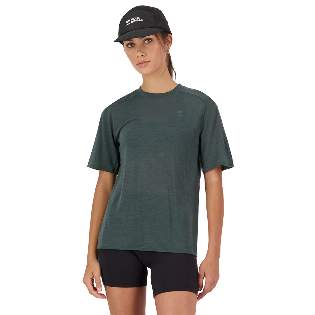 Aero Ultralight Merino T-Shirt - Dark Cypress