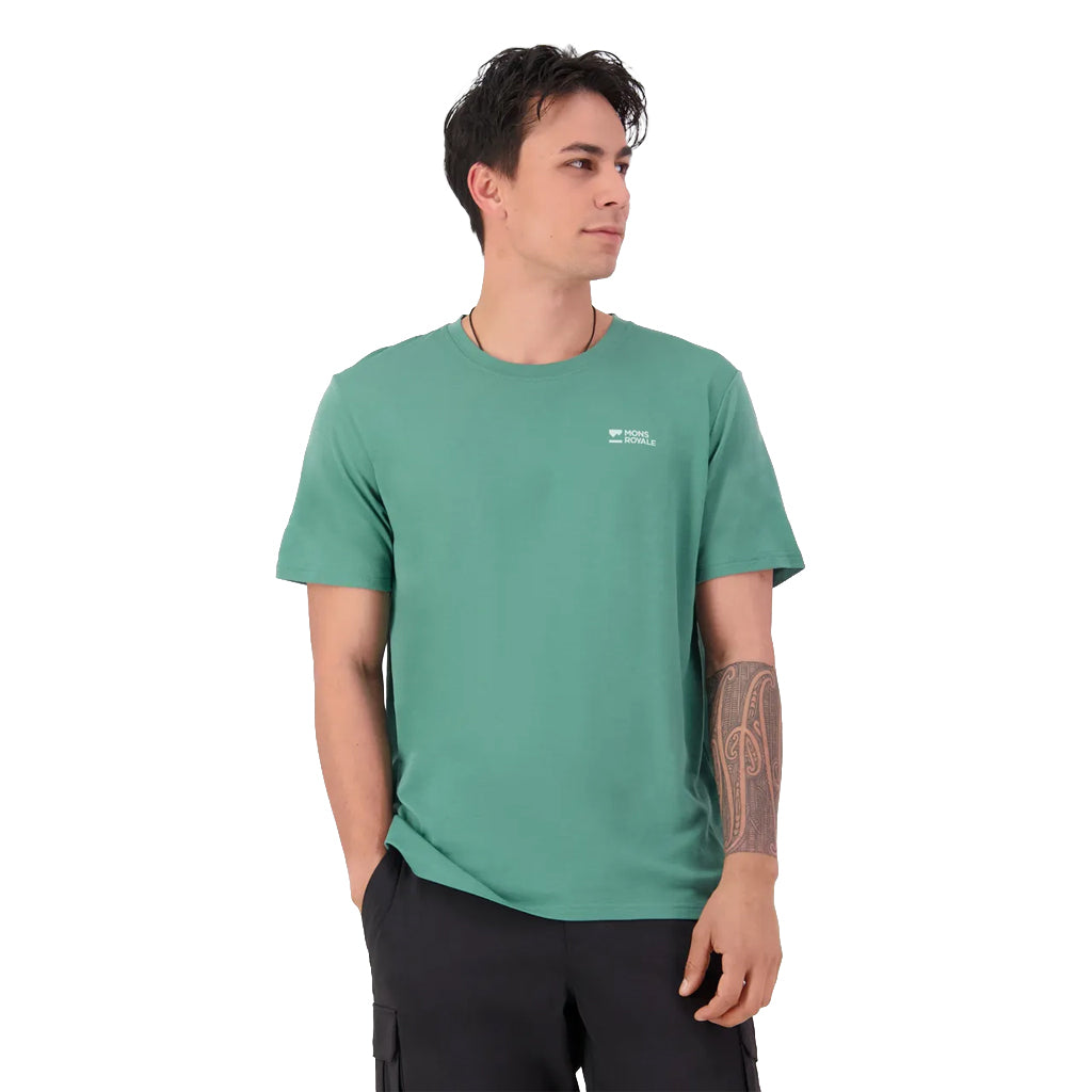 Icon Merino T-Shirt - Deep Jade