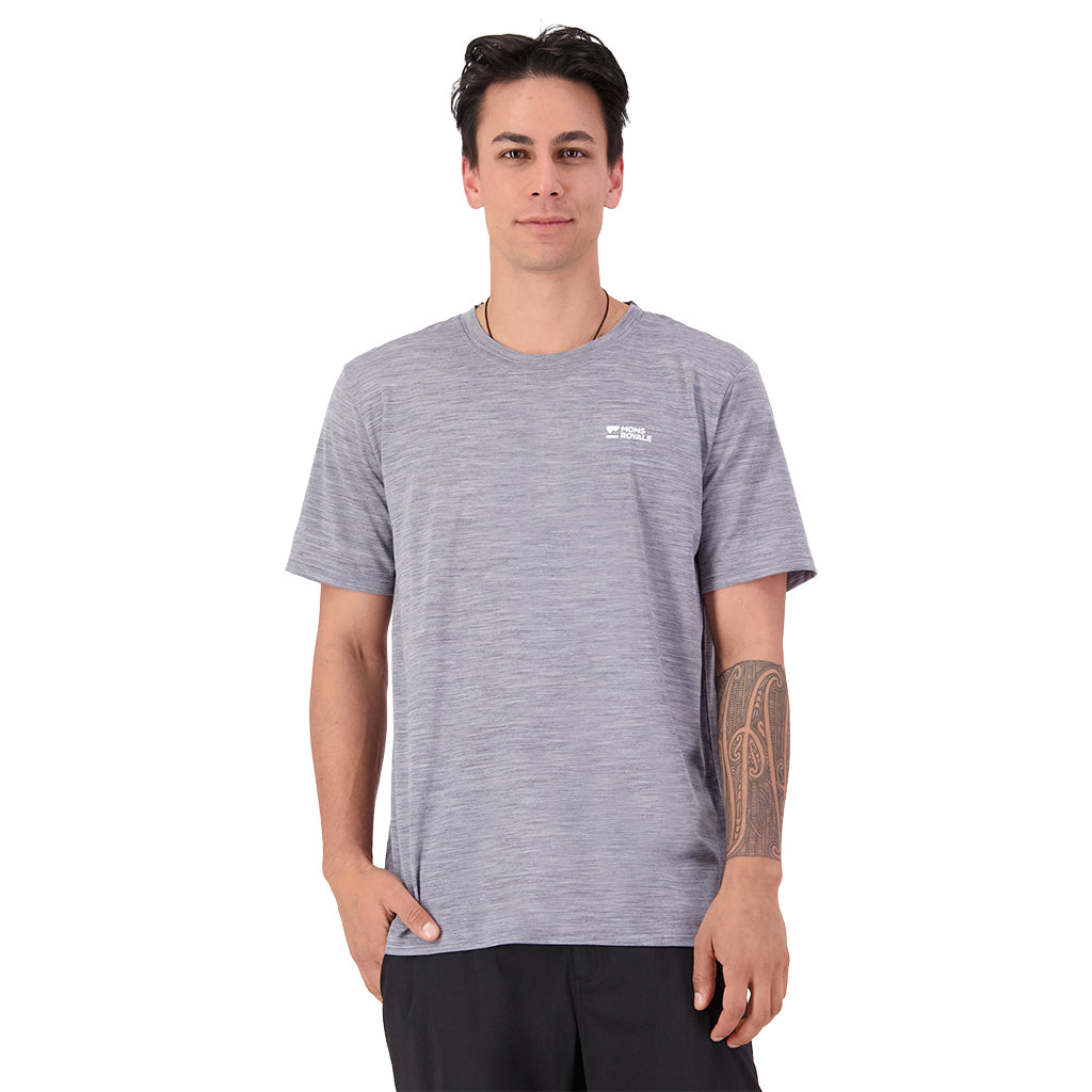 Icon Merino T-Shirt - Grey Heather