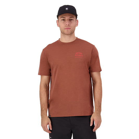 Icon Merino T-Shirt - Cinnamon