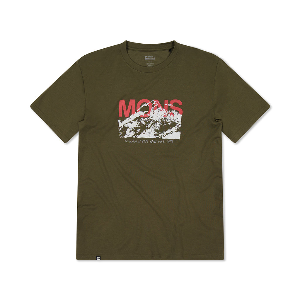 Icon Merino T-Shirt - Dark Olive