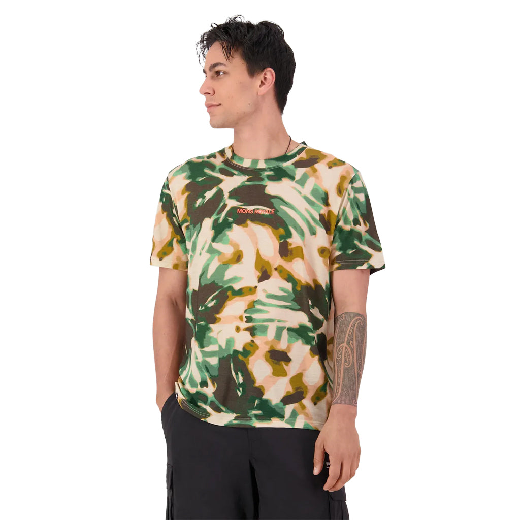 Icon Merino T-Shirt - Brush Camo