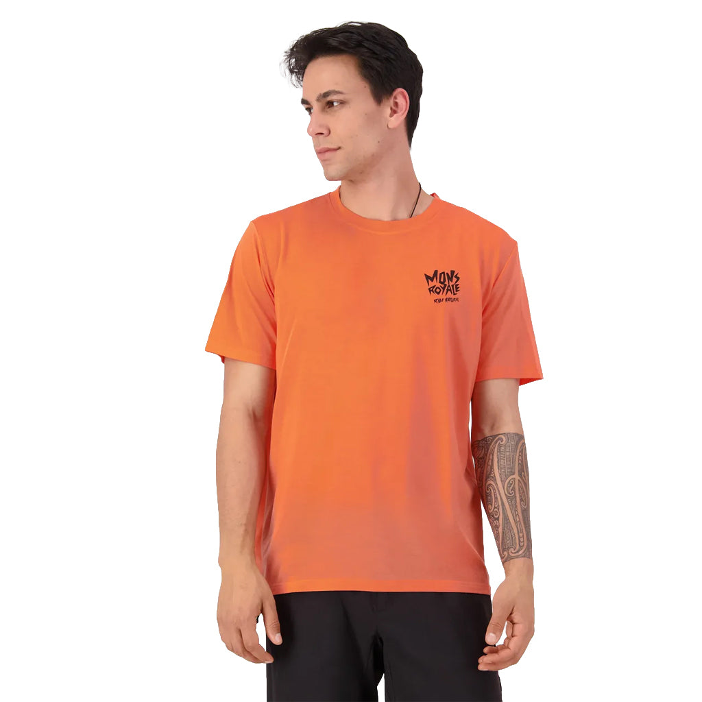 Icon Merino T-Shirt - Sun Orange
