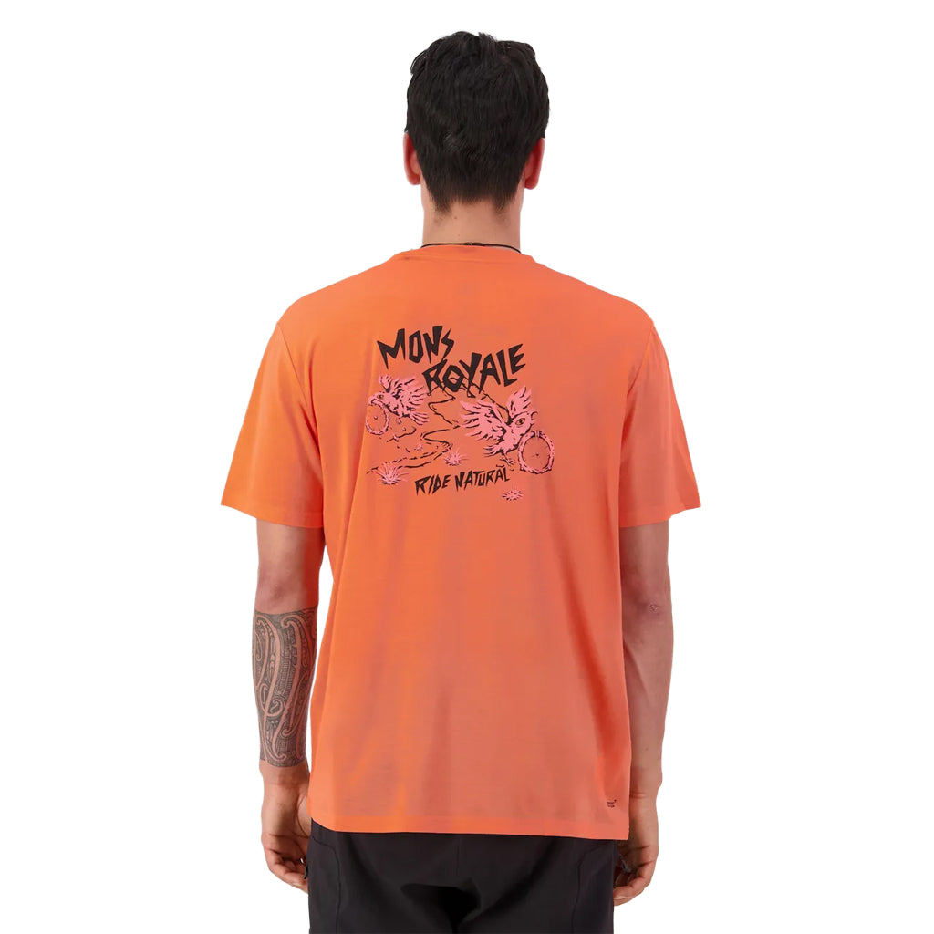 Icon Merino T-Shirt - Sun Orange