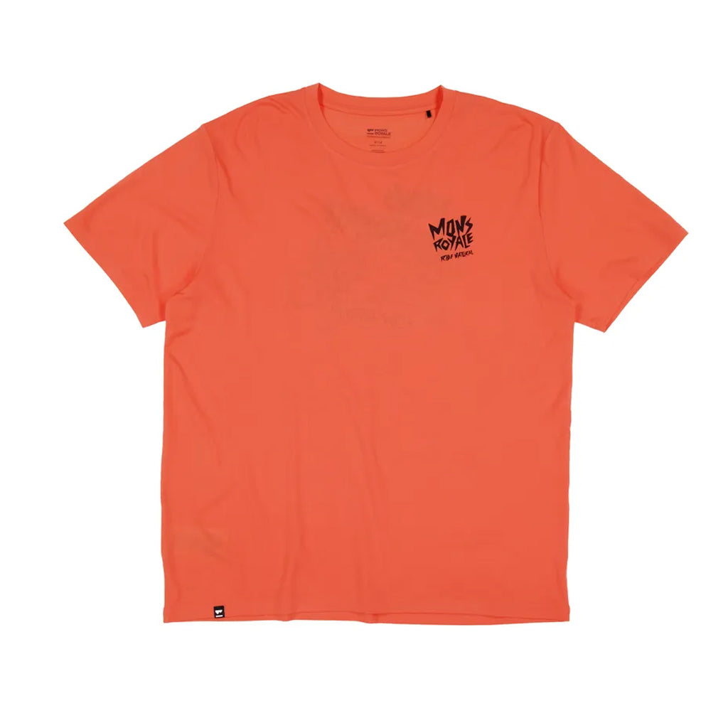 Icon Merino T-Shirt - Sun Orange