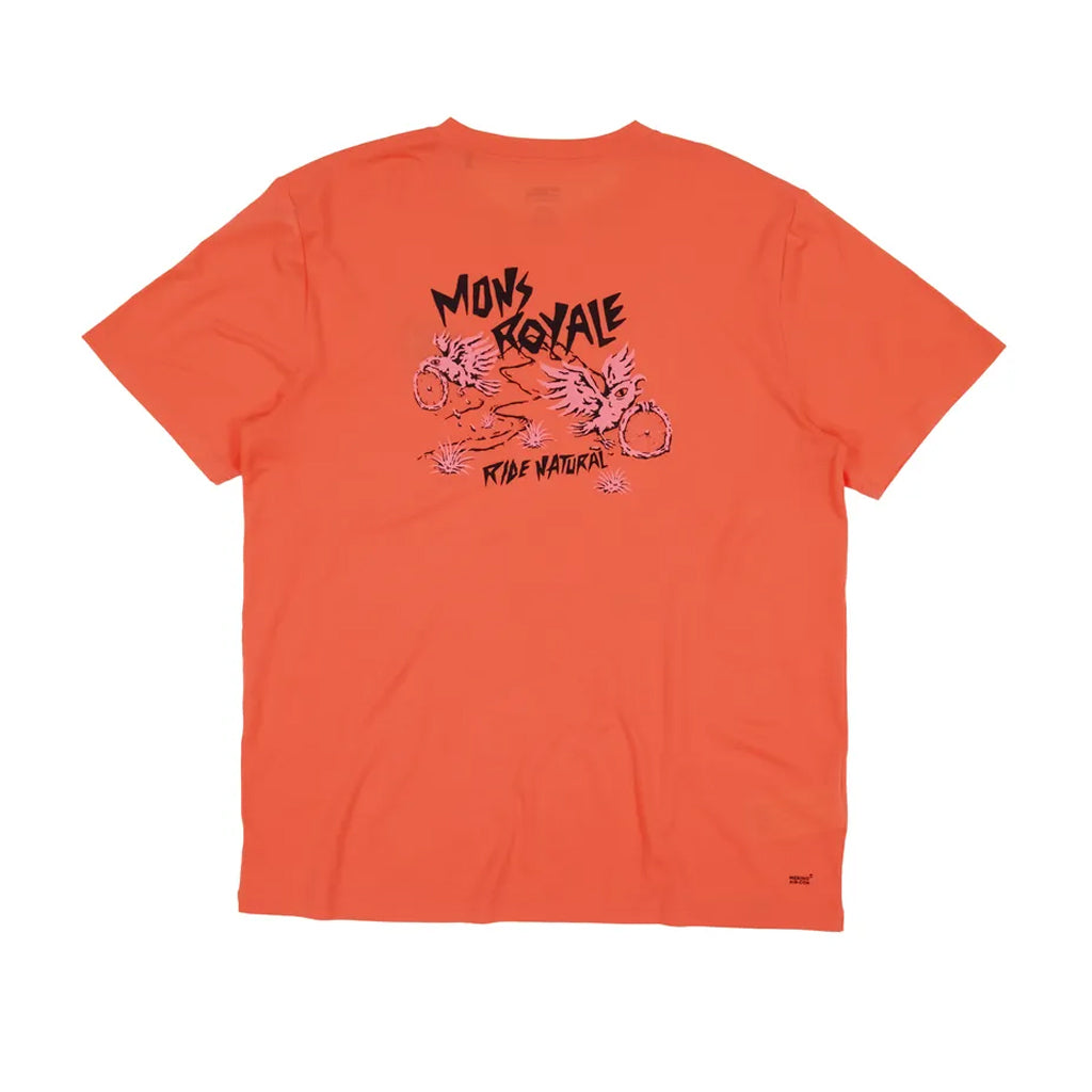Icon Merino T-Shirt - Sun Orange