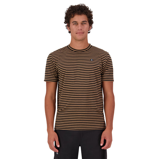 Icon Merino T-Shirt - MR Stripe Toffee