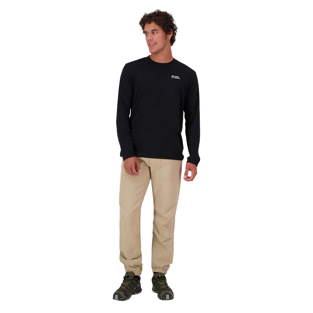 Icon Merino Long Sleeve - Black