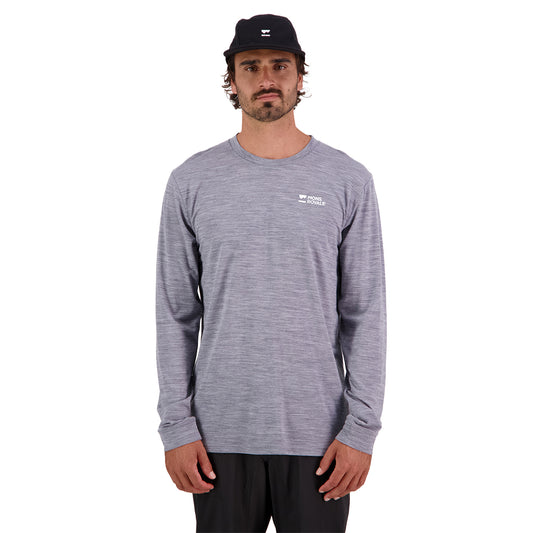 Icon Merino Long Sleeve - Grey Heather