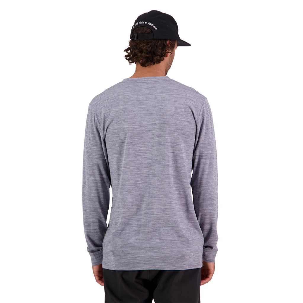 Icon Merino Long Sleeve - Grey Heather