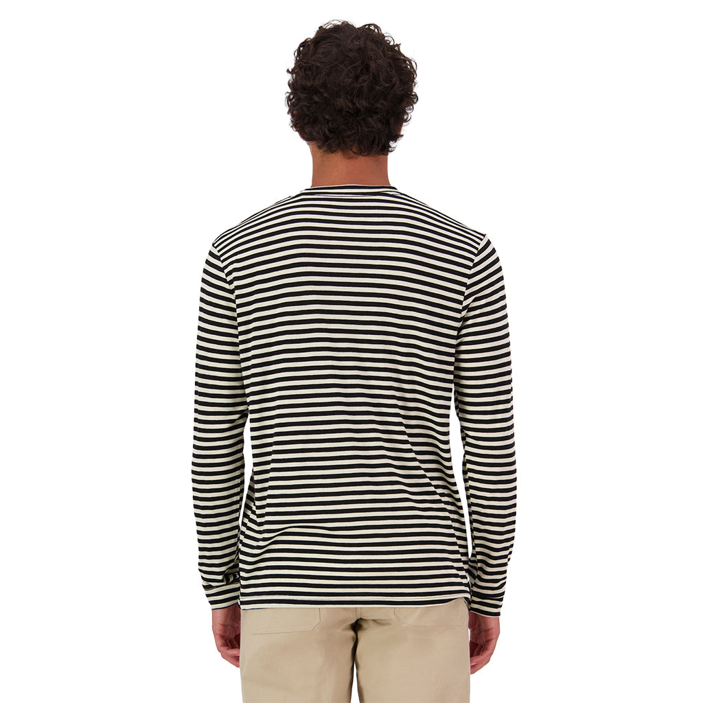 Icon Merino Long Sleeve - MR Stripe