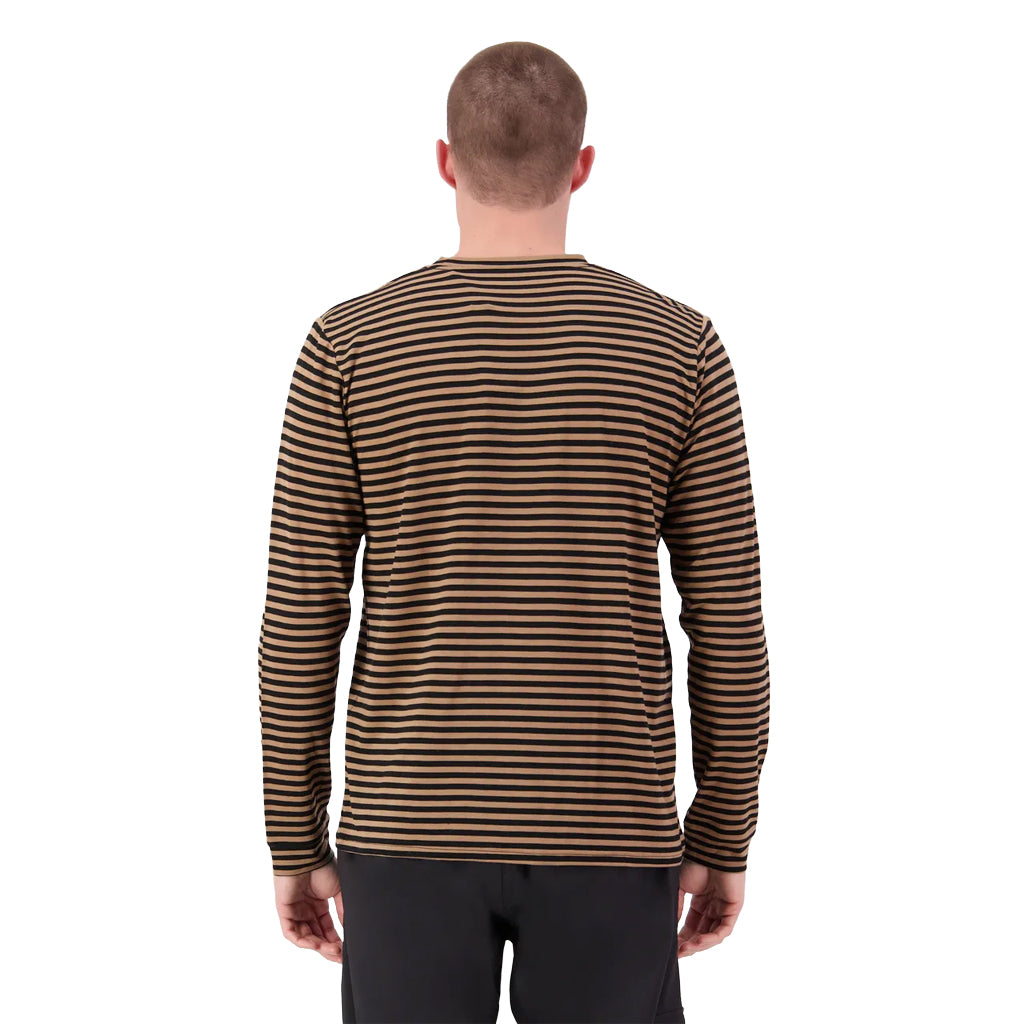 Icon Merino Long Sleeve - MR Stripe Toffee