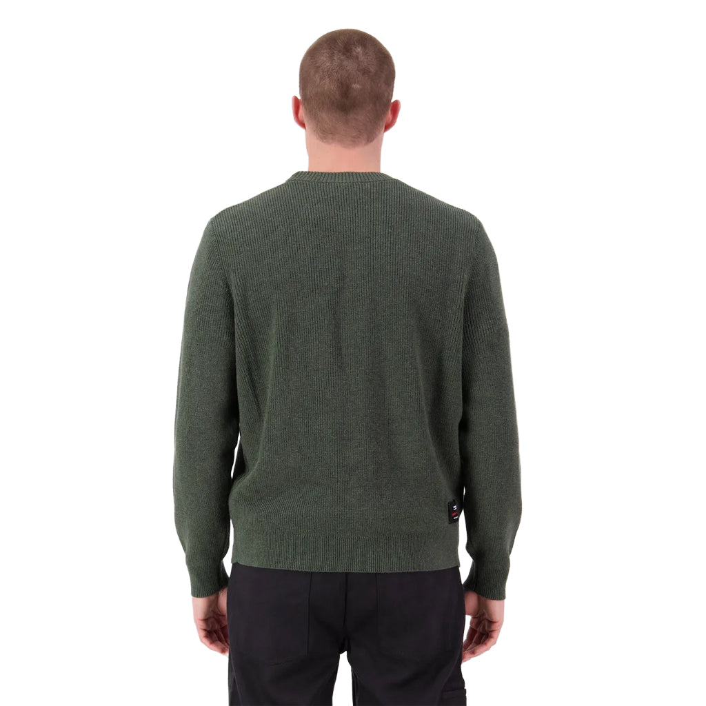 Wanaka Merino Knit Sweater - Dark Pine