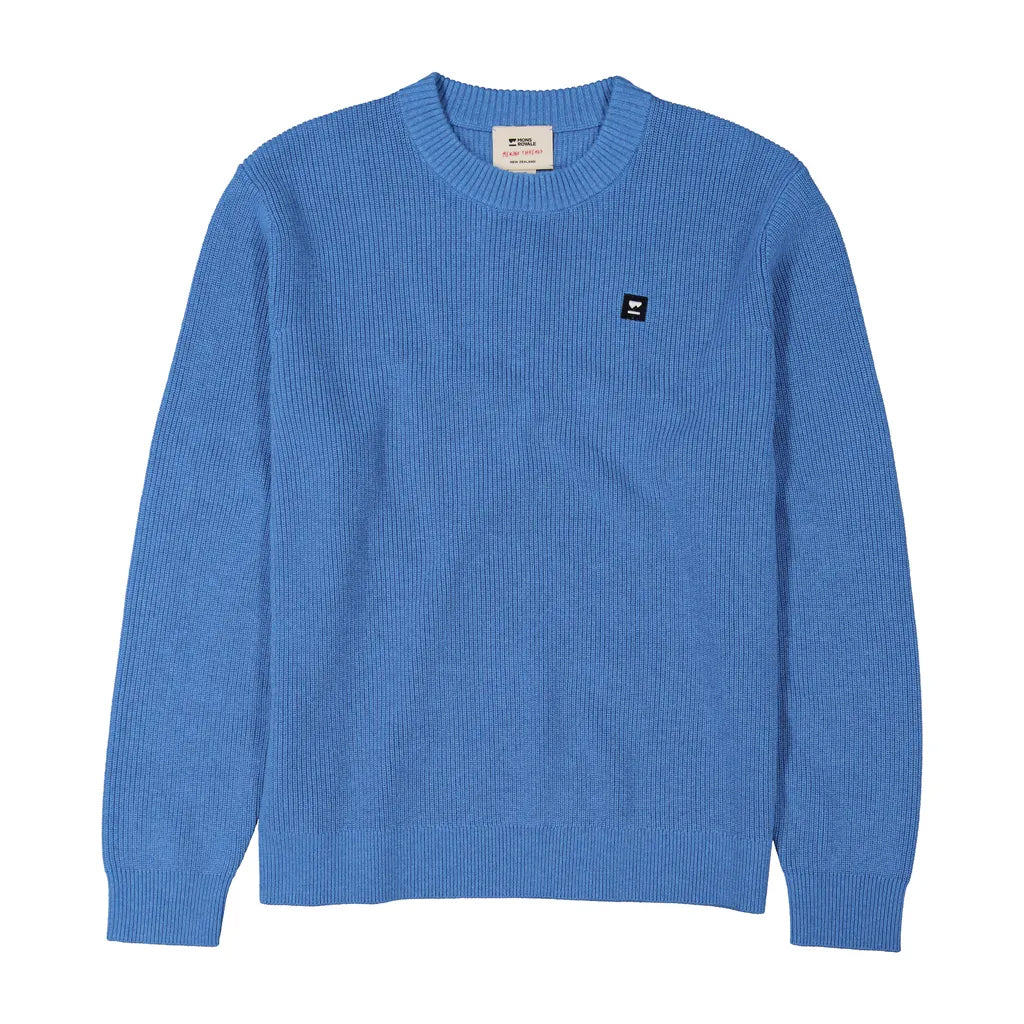 Wanaka Merino Knit Sweater - Ocean