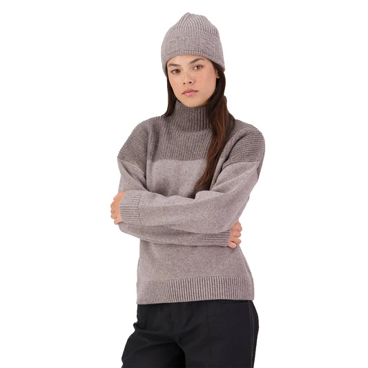 Whistler Merino Knit Sweater - Stone Grey
