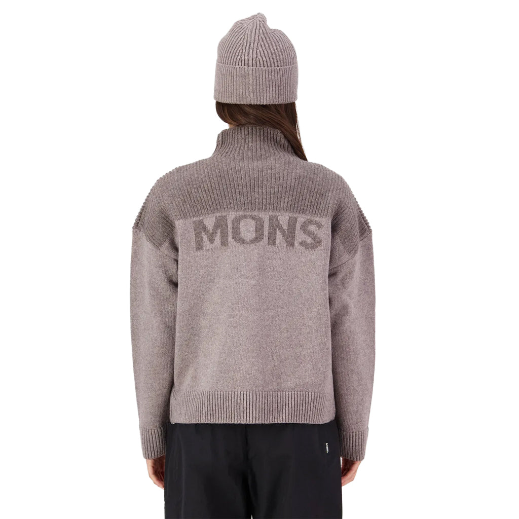 Whistler Merino Knit Sweater - Stone Grey