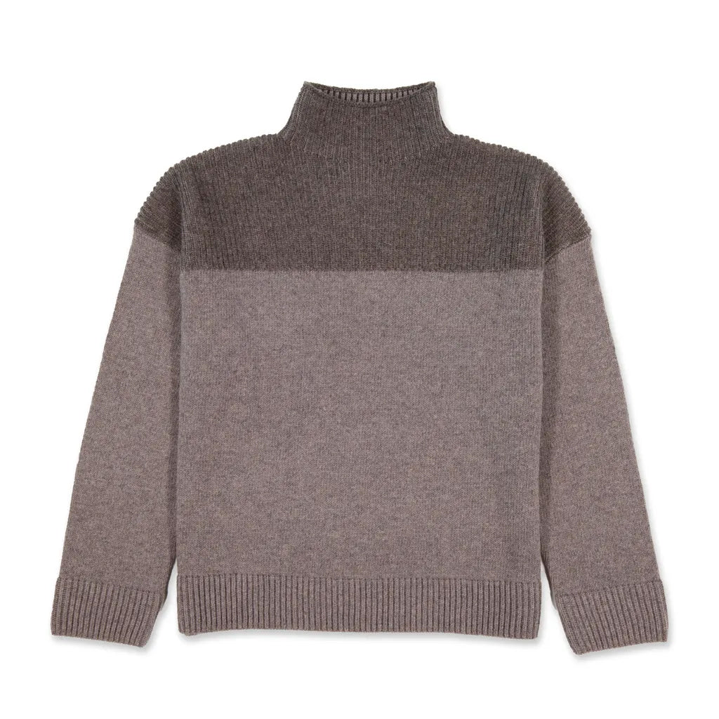 Whistler Merino Knit Sweater - Stone Grey