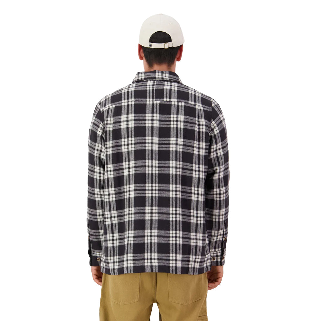 AT Merino Flannel Long Sleeve Shirt - Black