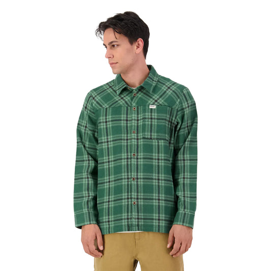 AT Merino Flannel Long Sleeve Shirt - Everglade